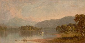 Mont Washington depuis la rivière Saco 1858 - Sanford Robinson Gifford