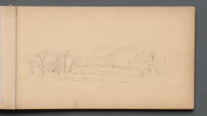 Carnet de croquis, page 06 : "Gorham" (Maine) - Sanford Robinson Gifford