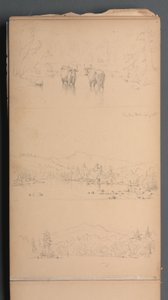 Carnet de croquis, page 07 : "Mont Carter (?) 28 août"