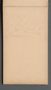 Skizzenbuch, Seite 08: Carter Mountain (?) - Sanford Robinson Gifford