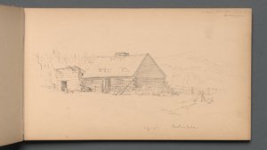 Carnet de croquis, page 14 : Chutes de Berlin, 2 septembre 1859