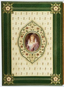 Un portrait ovale de la reine Elizabeth I