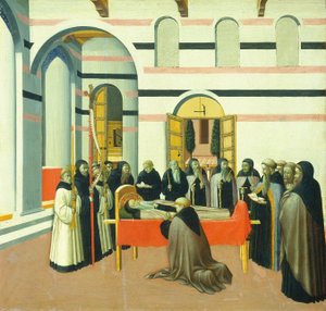 La Mort de Saint Antoine, vers 1430-1435 - Sano di Pietro