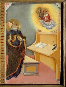 Apparition de Saint Jérôme et Saint Jean-Baptiste à Saint Augustin d