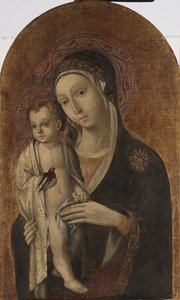 Madone et Enfant - Sano di also Ansano di Pietro di Mencio Pietro