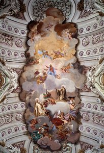 La gloire de saint Romuald - Sante Pacini