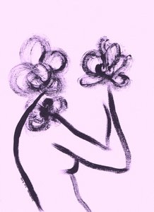 Fleur nue abstraite - Santhosh ch