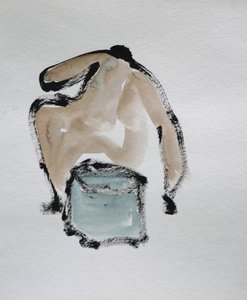 Esquisse abstraite de nu - Santhosh ch