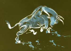 Blue Bull à la charge