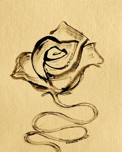 Rose fluide et élégante - Santhosh ch