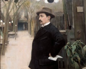 Portrait du peintre Miguel Utrillo (1862-1934) lors de son séjour à Paris (détail)