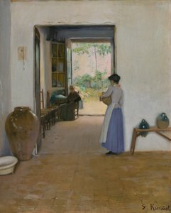 Intérieur de Sitges - Santiago Rusiñol