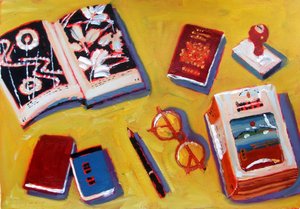 Verres et Crayon - Sara Hayward