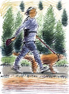 Promener le chien, 2009 - Sara Hayward