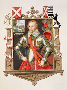 Portrait de Henry, 5e Lord Windsor (1562-1615) tiré de 