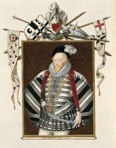 Portrait de Sir Henry Lee (1530-1610) tiré de 