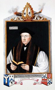 Portrait de Thomas Cranmer (1489-1556) Archevêque de Canterbury de 