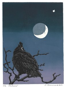 Nocturne, 2019 (Linogravure)