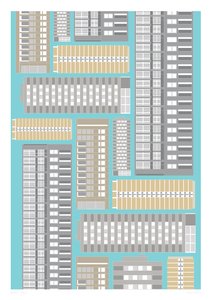 Modern Block, 2014 (impression graphique giclée)