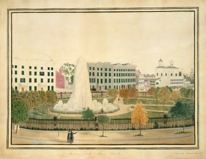 Union Park, New York, vers 1845 - Sarah Fairchild