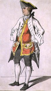Un gentleman avec un chapeau tricorne, d