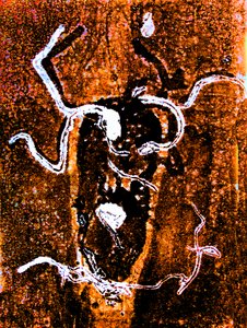 Abstrait orange 2020 - Sarah Thompson Engels