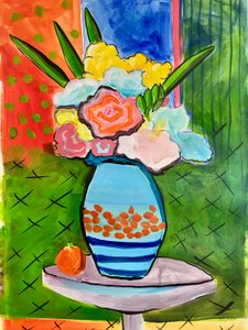 Vase de fleurs, 2019 - Sarah Thompson Engels