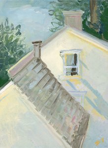 Lumière dorée, vers 2020 (huile sur toile) - Sarah Tudor