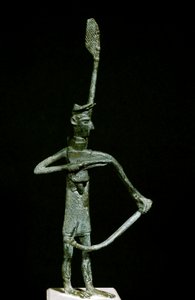 Culture nuragique (nuraghi) sarde : statuette en bronze d