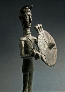 Culture nuragique sarde : statuette en bronze d