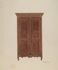 Armoire, vers 1939