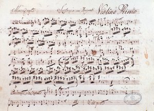 Partition musicale de l