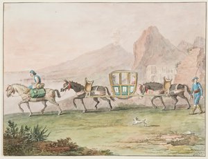 Voyage en chaise à porteurs - Saverio della Gatta