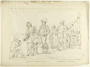 Vendeurs de gelati et de caramelle