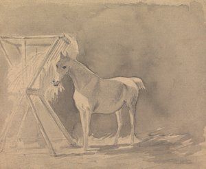 Un cheval broutant - Sawrey Gilpin