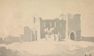 Croquis de château - Sawrey Gilpin