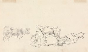 Étude de bétail - Sawrey Gilpin
