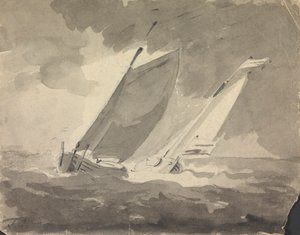 Deux voiliers - Sawrey Gilpin