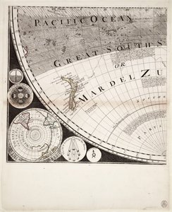 Nouvelle et correcte carte du monde (section), vers 1774 - Sayer & Bennett
