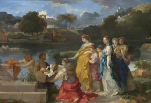 La découverte de Moïse, c. 1655-1660