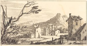 Paysage avec Maisons