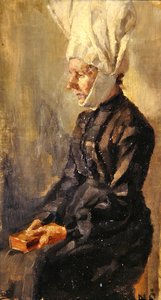 Dame à ses dévotions - Scandinavian School