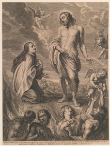 Sainte Thérèse intercède pour Bernardino de Mendoza - Schelte Adamsz. Bolswert