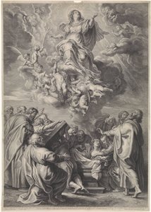 Ascension de Marie avec les apôtres - Schelte Adamsz. Bolswert