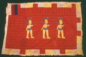 Drapeau, du Ghana (textile) - School African