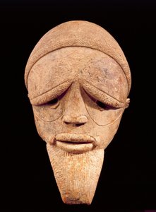 Sculpture en terre cuite de tête masculine, Sokoto, Nigeria, VIe-IIe siècle av. J.-C.