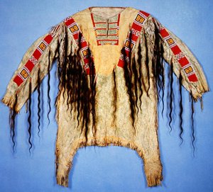 Chemise à franges, tribu Sioux