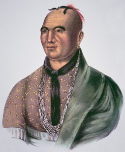 Joseph Brant (1742-1807) Chef des Mohawks - School American