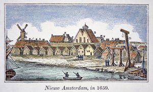 New Amsterdam (plus tard New York) sur l