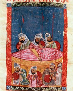 Gardes au tombeau du Christ (Miniature) - School Armenian